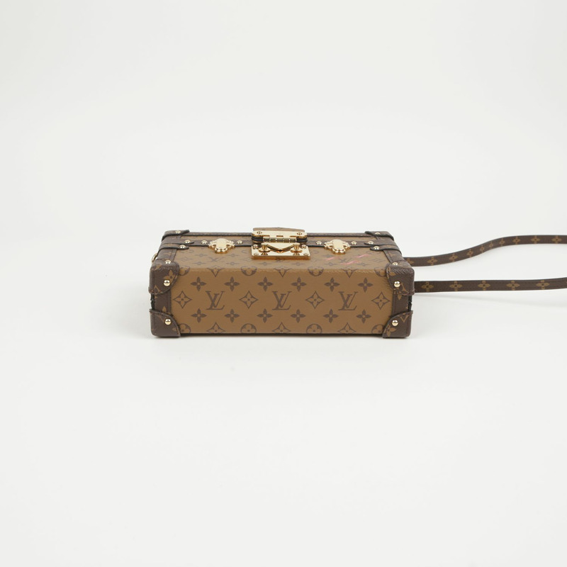 【包稅】LOUIS VUITTON Monogram Reverse Canvas Petite Mal Clutch and Crossbody-4
