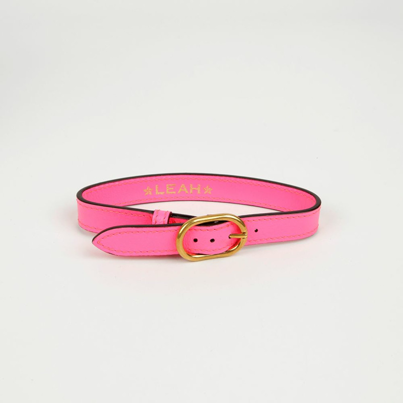 GUCCI 迷你粉紅皮革 Diana 手提包與肩背包-7