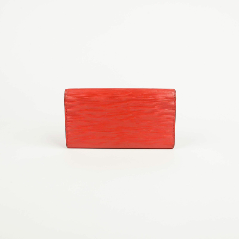 LOUIS VUITTON Coclico Epi 皮革 Louise 長版皮夾-7
