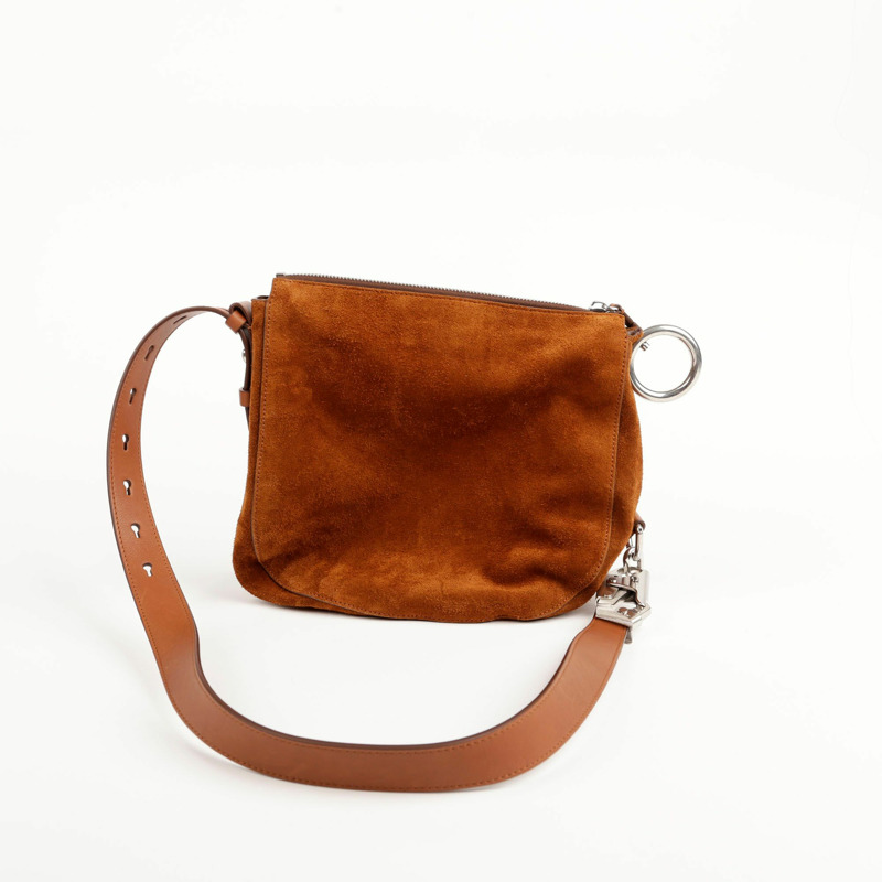 【包稅】BURBERRY 布魯卡托小號麂皮晚宴單肩包-3