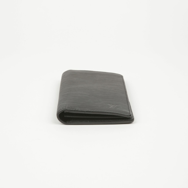 LOUIS VUITTON M60622 黑色 Epi 皮革 Brazza 皮夾-4