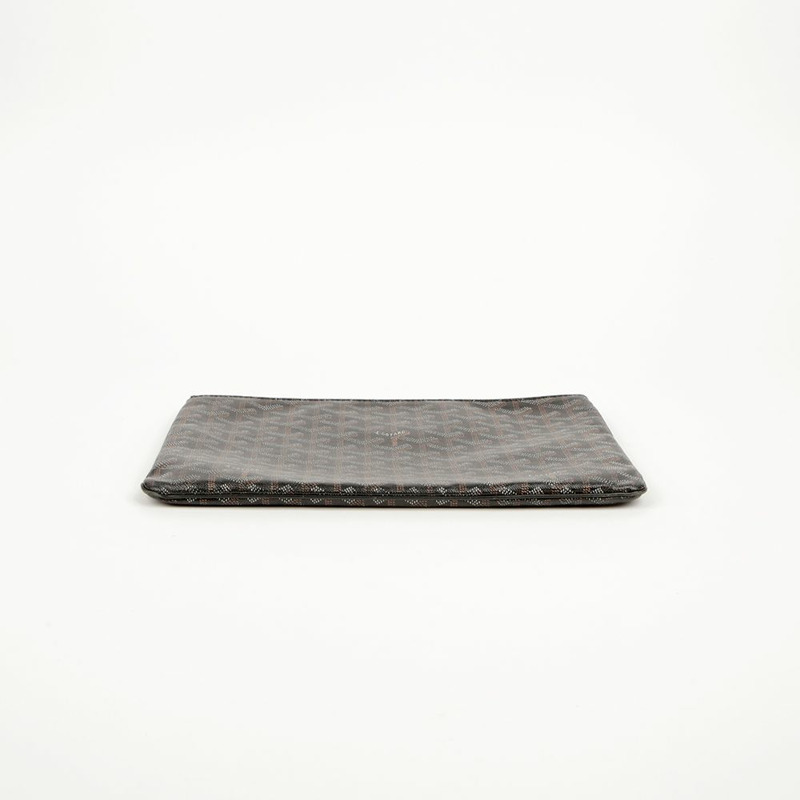 GOYARD 黑色 Goyardine 帆布 Sena 手拿包 - M 碼-4