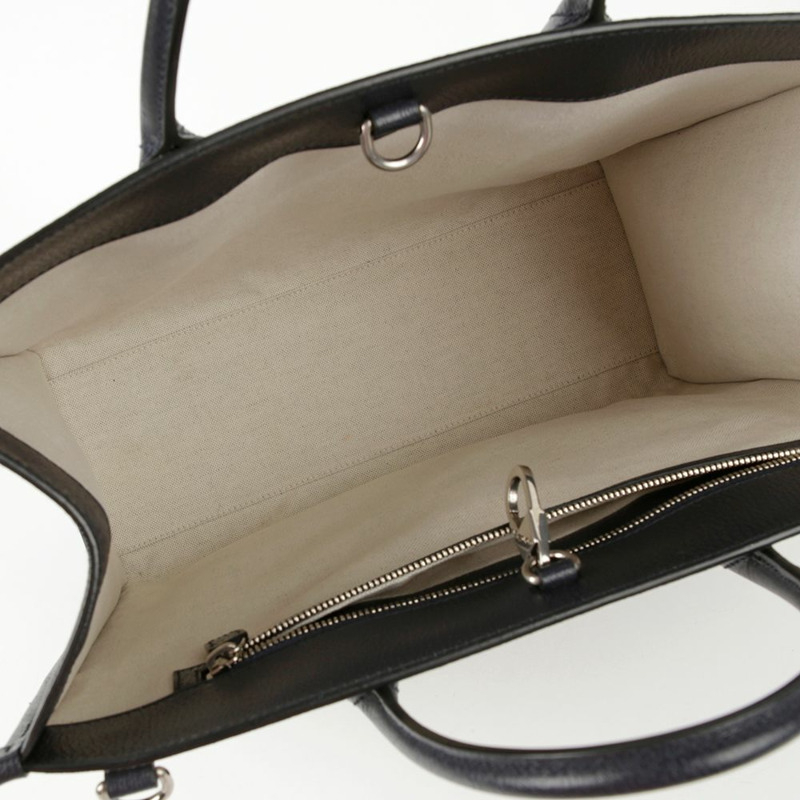 【包稅】GUCCI 中型藍色 GG Supreme 帆布互扣式 G 手提單肩包-10