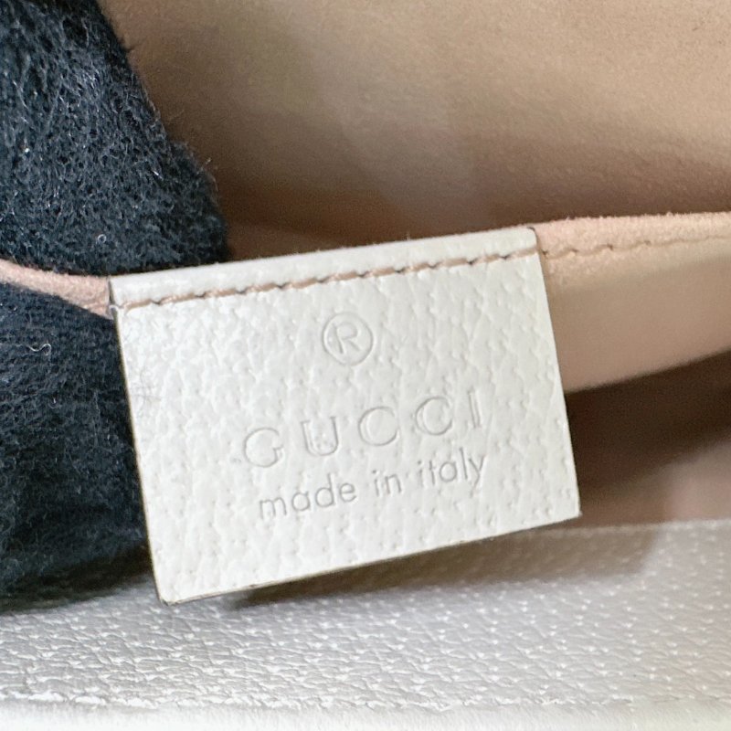 GUCCI 經典Ophidia帆布藍紅織帶肩背包-8
