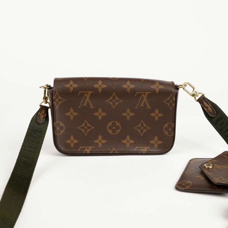 LOUIS VUITTON Monogram 帆布 Felicity Strap and Go 肩背包與斜背包-6