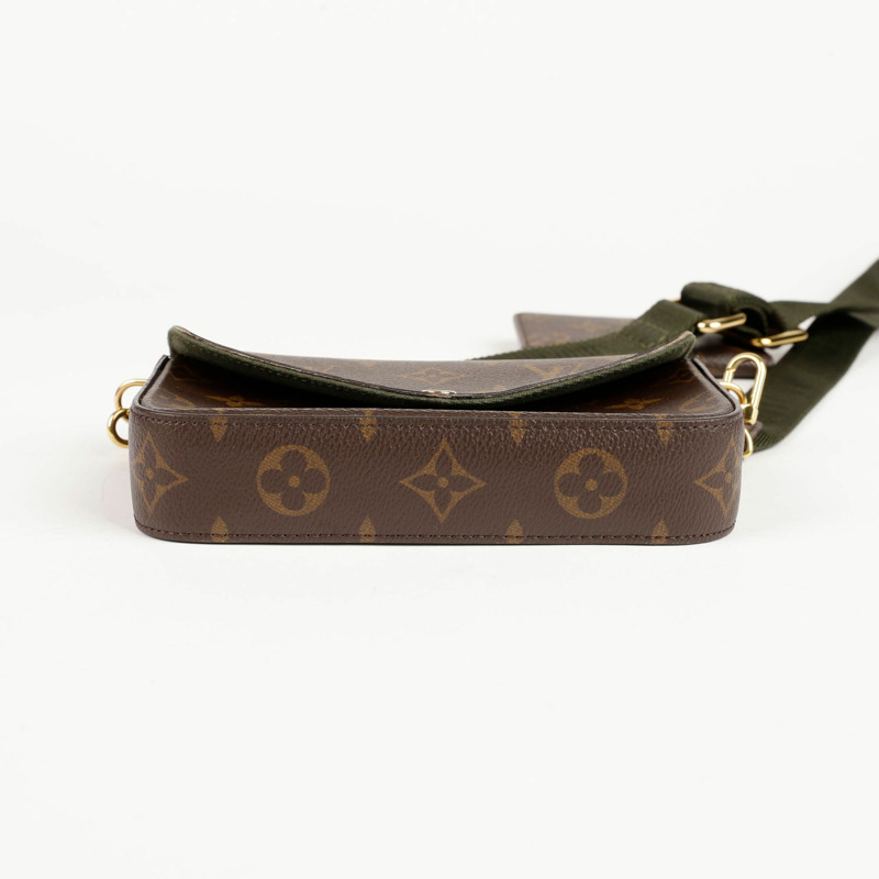 LOUIS VUITTON Monogram 帆布 Felicity Strap and Go 肩背包與斜背包-7