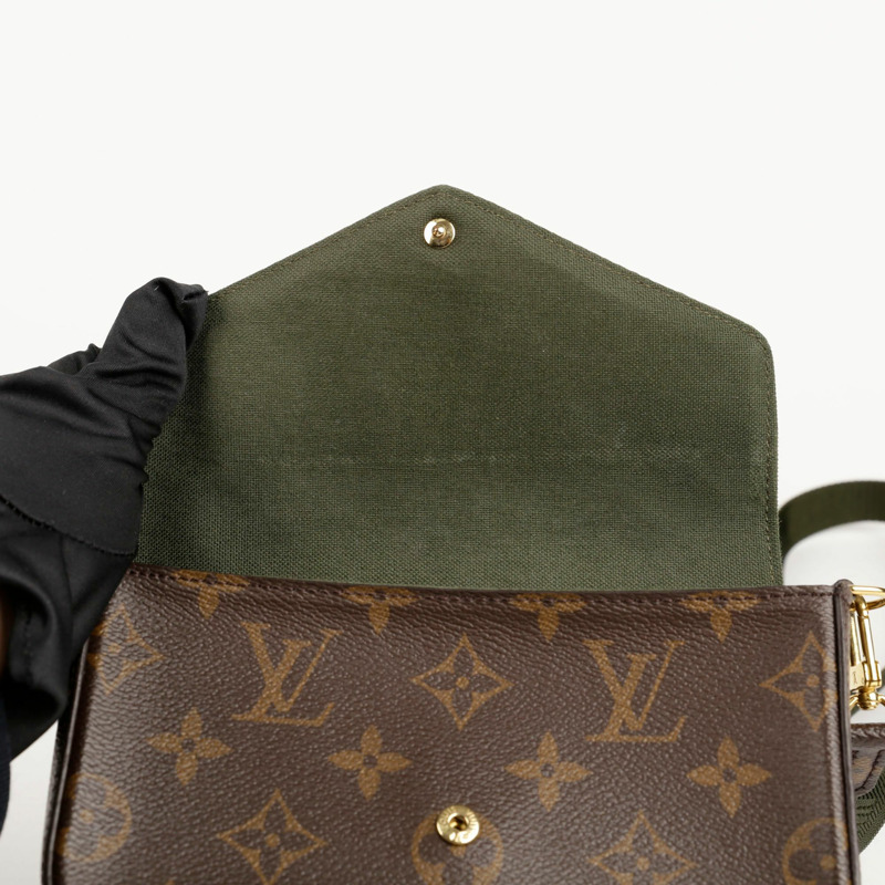 LOUIS VUITTON Monogram 帆布 Felicity Strap and Go 肩背包與斜背包-8