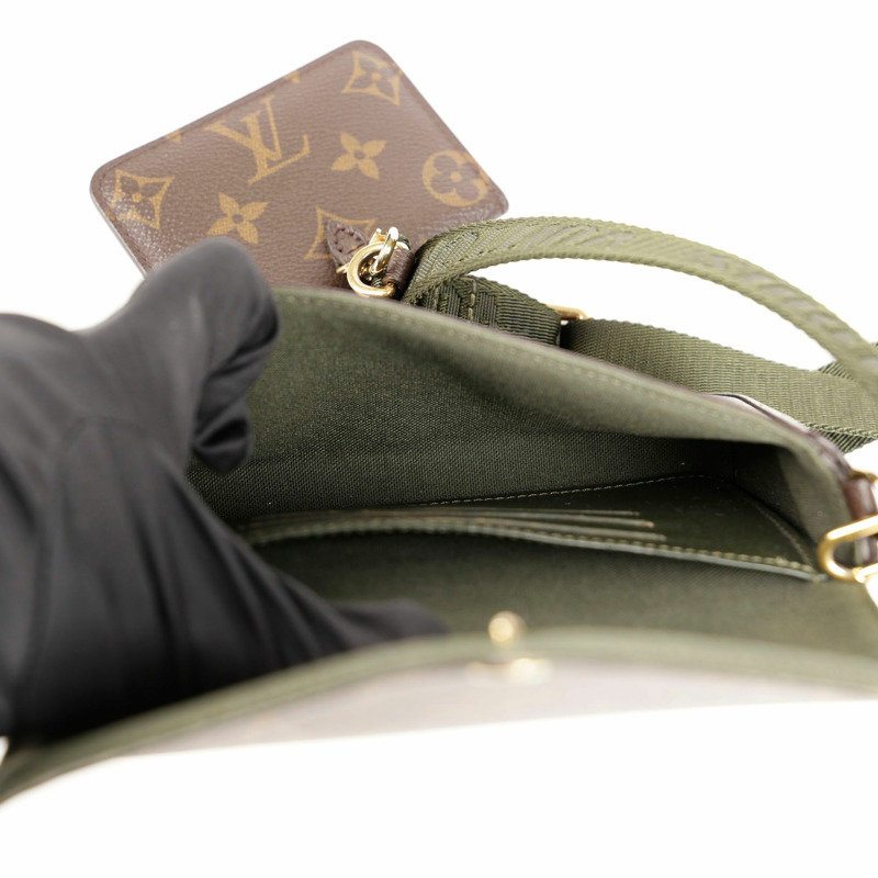 LOUIS VUITTON Monogram 帆布 Felicity Strap and Go 肩背包與斜背包-10