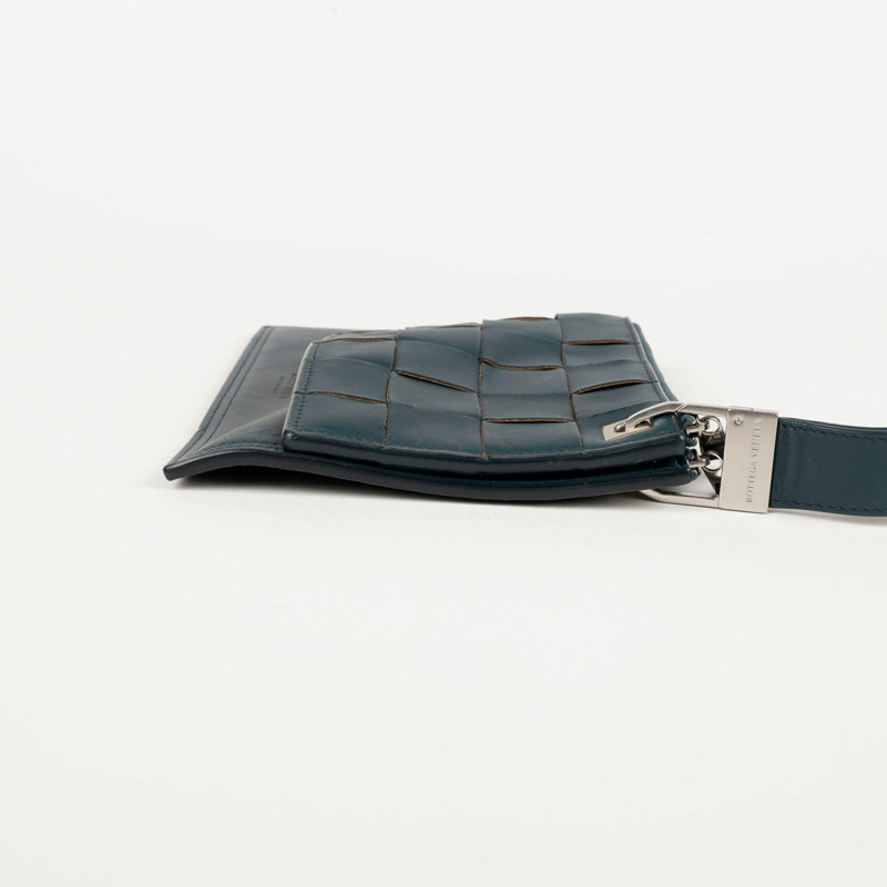BOTTEGA VENETA Intrecciato 皮革雙肩帶手拿包-11