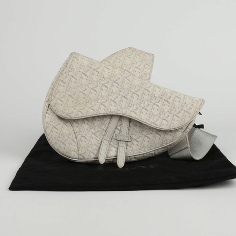 DIOR 米色斜背包