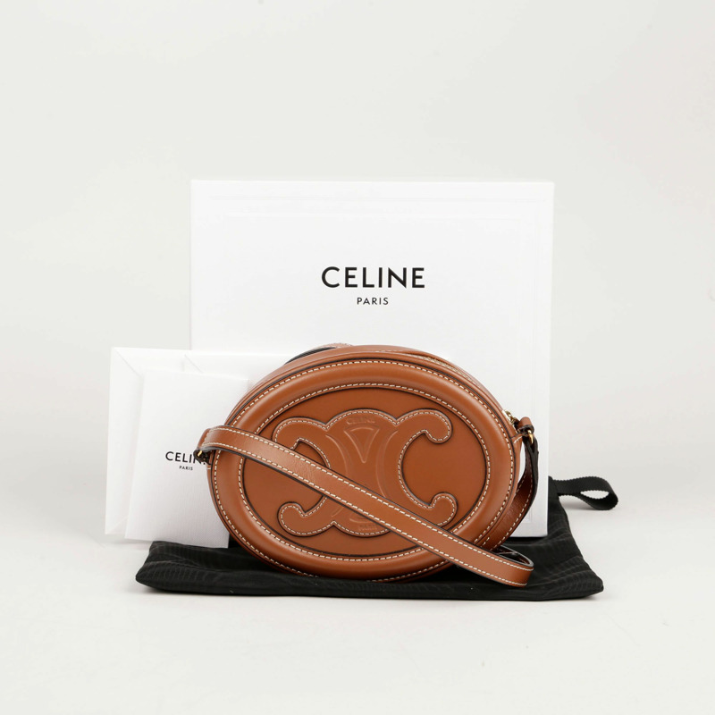 CELINE Triope 橢圓形斜背包-0