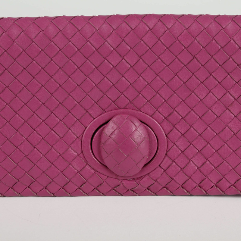BOTTEGA VENETA Intrecciato 翻蓋手包-1