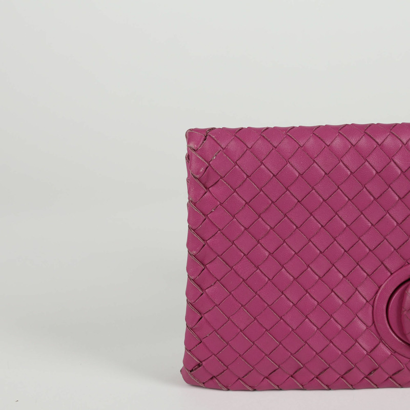BOTTEGA VENETA Intrecciato 翻蓋手包-2