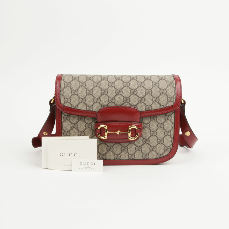 GUCCI Horsebit 1955 小號肩斜背包-0