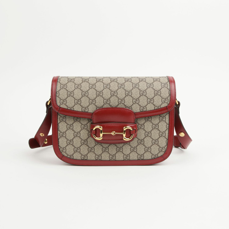 GUCCI Horsebit 1955 小號肩斜背包-1