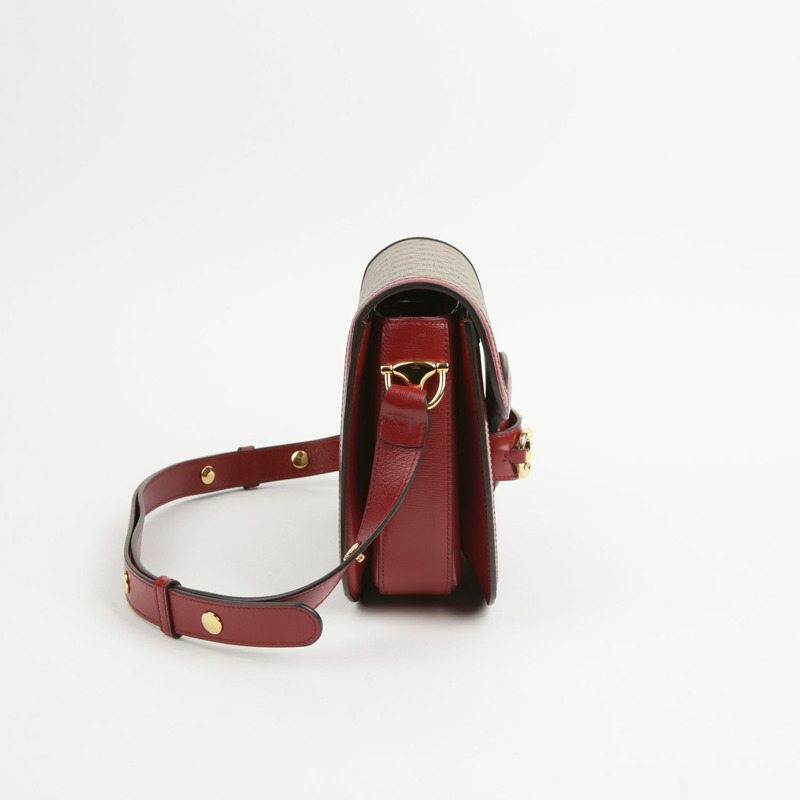 【包稅】GUCCI Horsebit 1955 小號肩斜背包-4