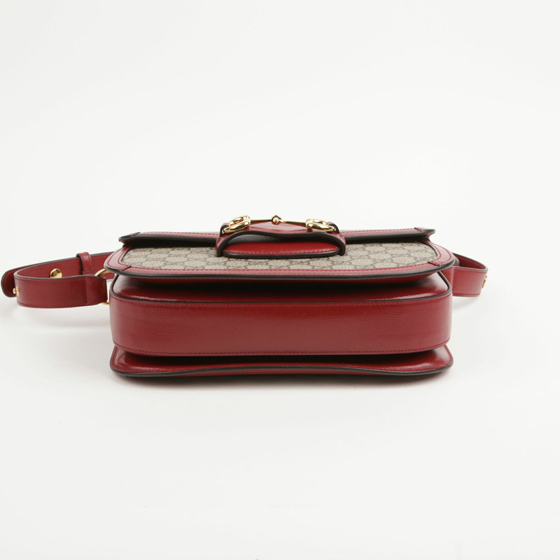 【包稅】GUCCI Horsebit 1955 小號肩斜背包-5