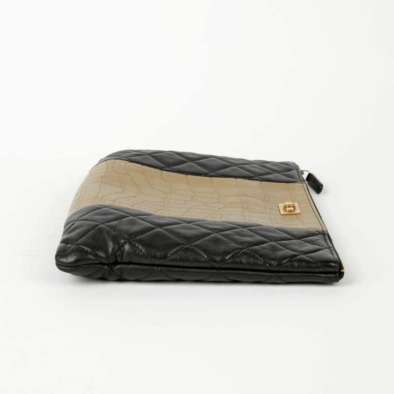 【包稅】CHANEL 2.55 新款中型離合器-5