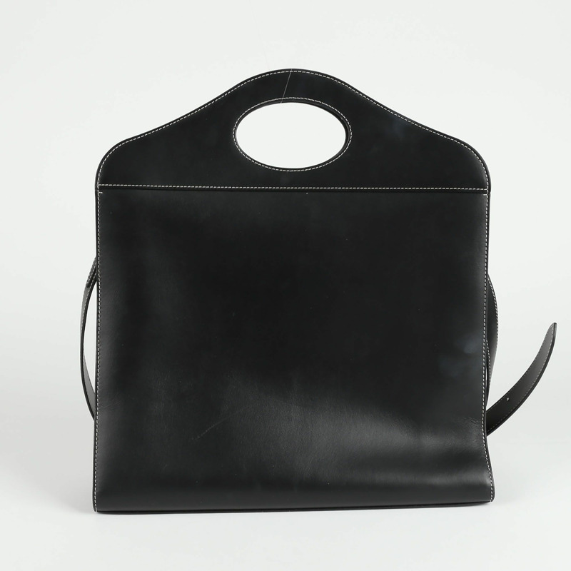 BURBERRY Top Stitch Pocket 中型托特單肩包-5