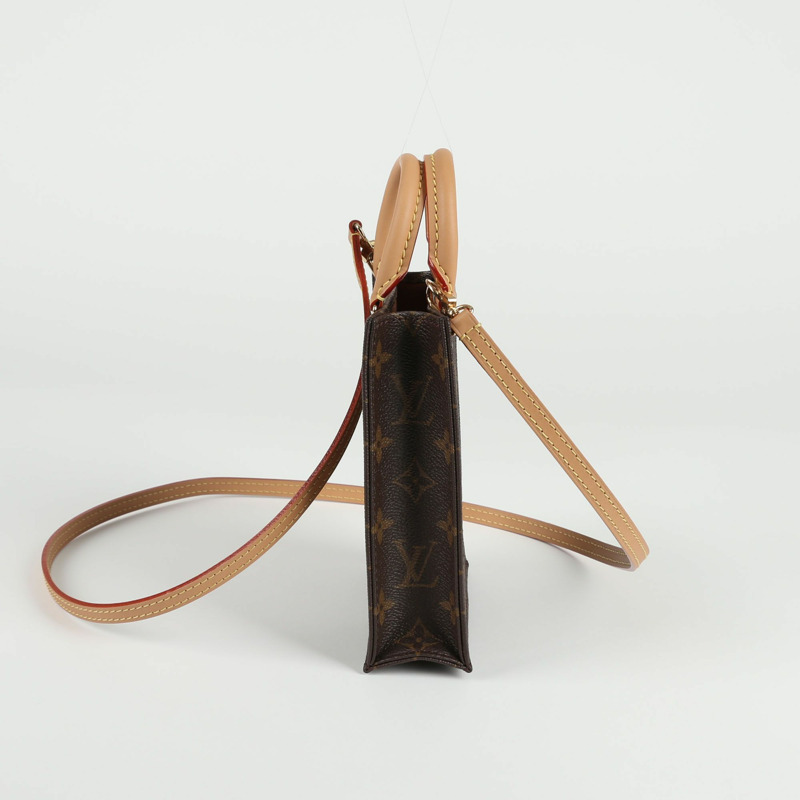 LOUIS VUITTON Sac Plat Petit 手提包和單肩包-4
