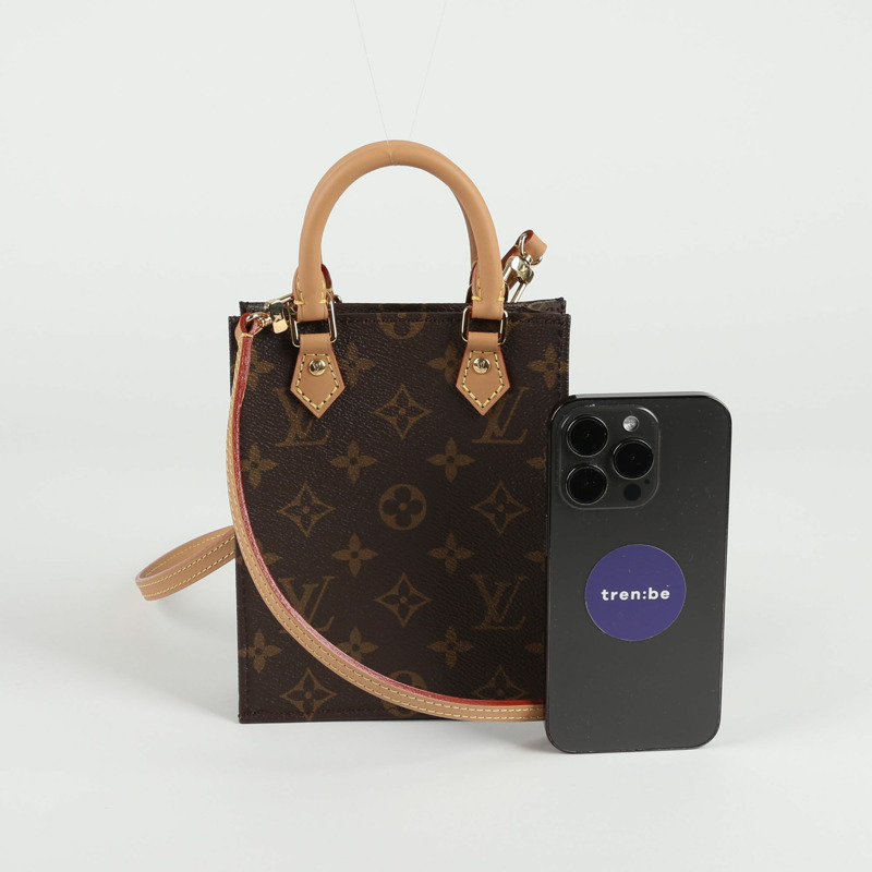 LOUIS VUITTON Sac Plat Petit 手提包和單肩包-6