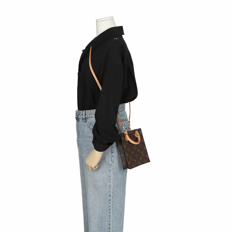 LOUIS VUITTON Sac Plat Petit 手提包和單肩包-8