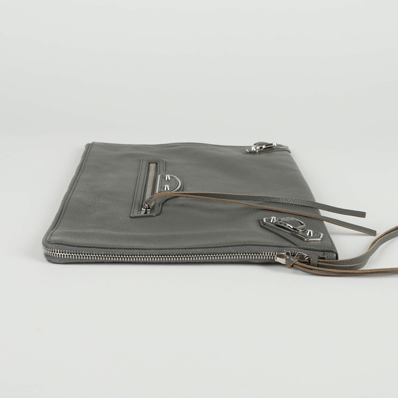 BALENCIAGA 經典金屬邊緣中型手拿包-5