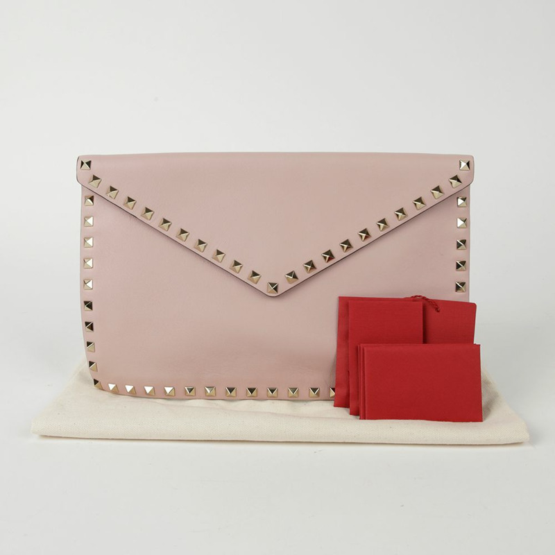 VALENTINO Rockstud 信封手拿包-0