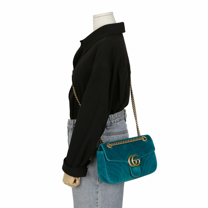 GUCCI Marmont 小號單肩包 443497-16