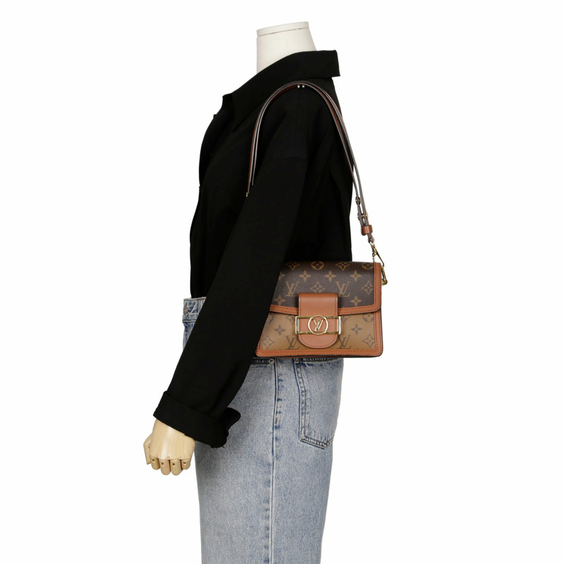 LOUIS VUITTON Dauphine 迷你肩斜背包-14