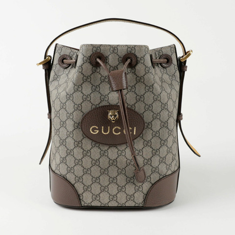 GUCCI 復古新潮水桶包單肩背包