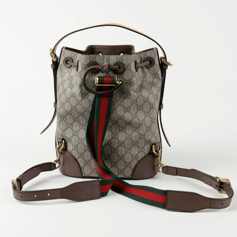【包稅】GUCCI 復古新潮水桶包單肩背包-6