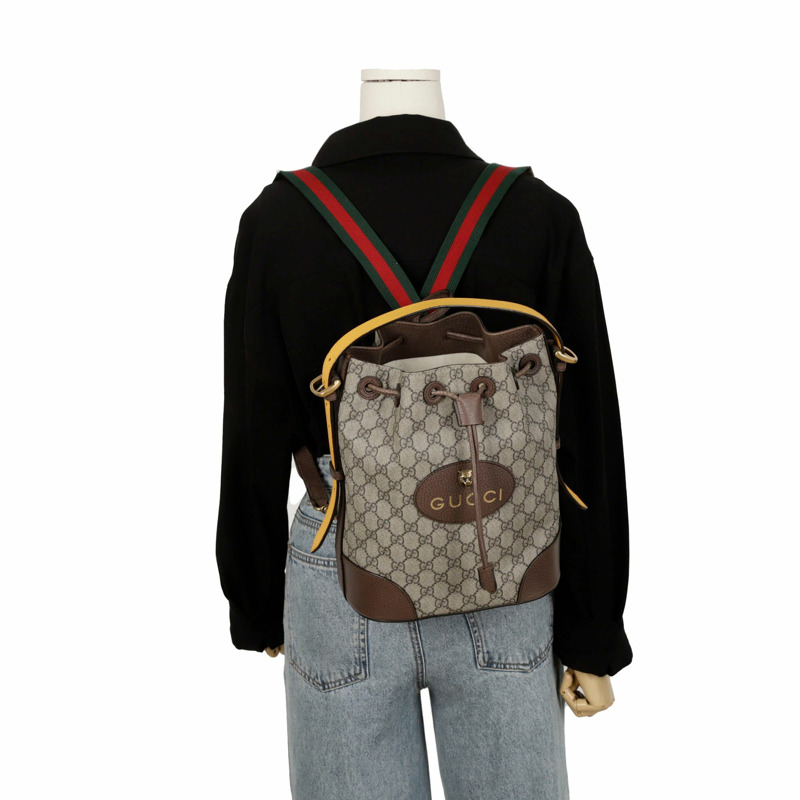 【包稅】GUCCI 復古新潮水桶包單肩背包-15