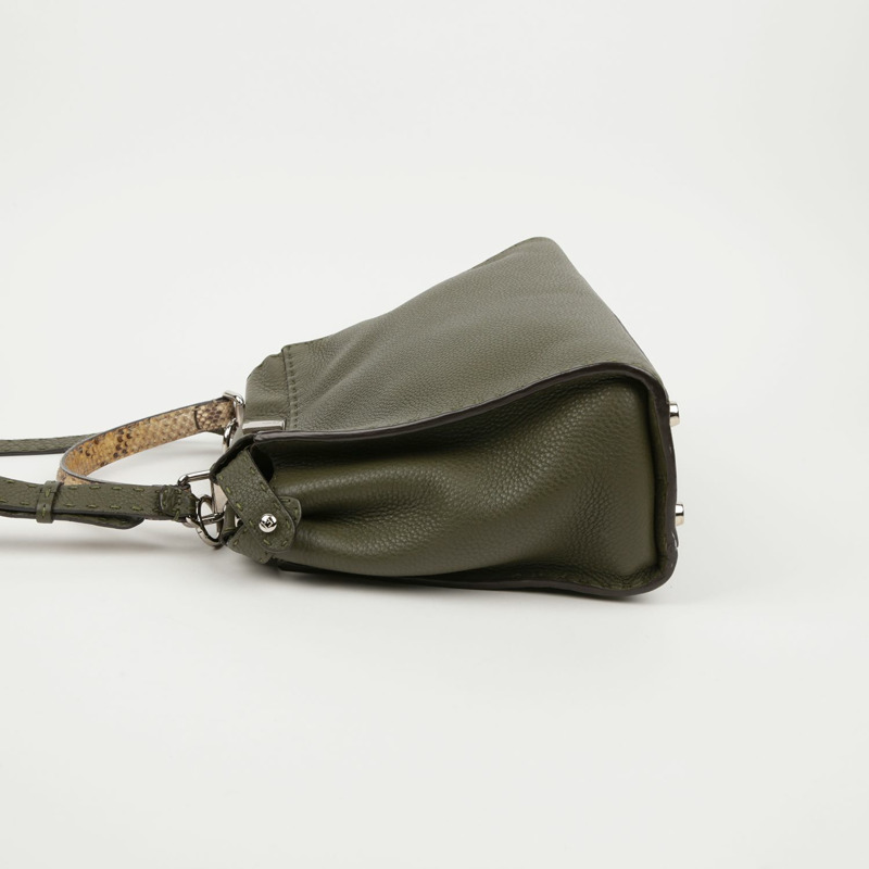 FENDI Selleria Peekaboo 中型手提包和單肩包-3