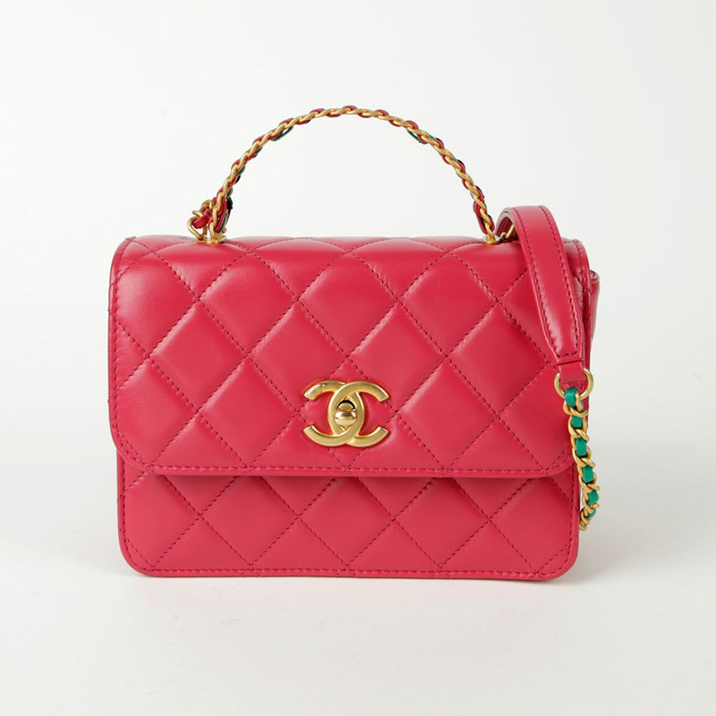 【包稅】CHANEL 頂部提把迷你翻蓋包-1