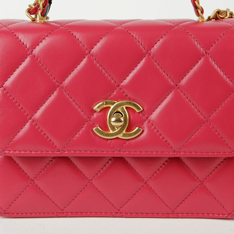 【包稅】CHANEL 頂部提把迷你翻蓋包-2