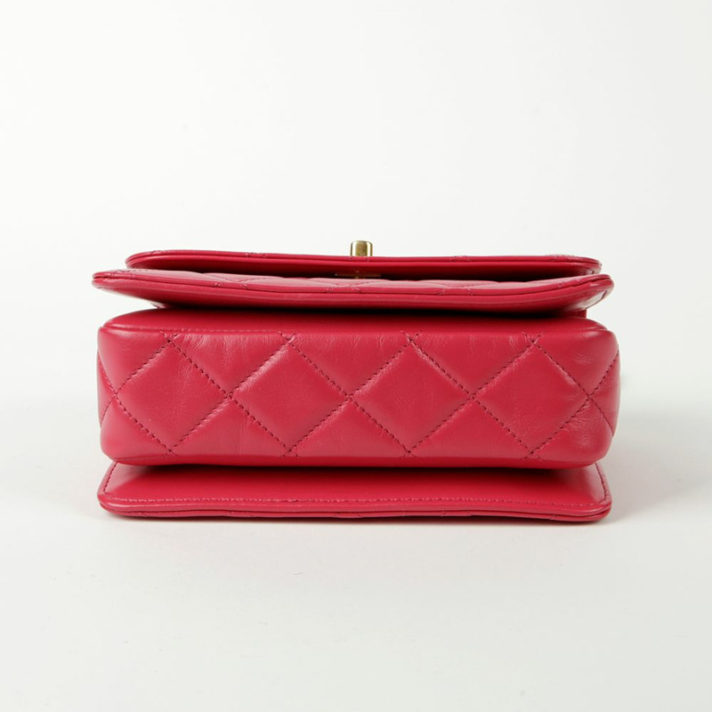 【包稅】CHANEL 頂部提把迷你翻蓋包-5