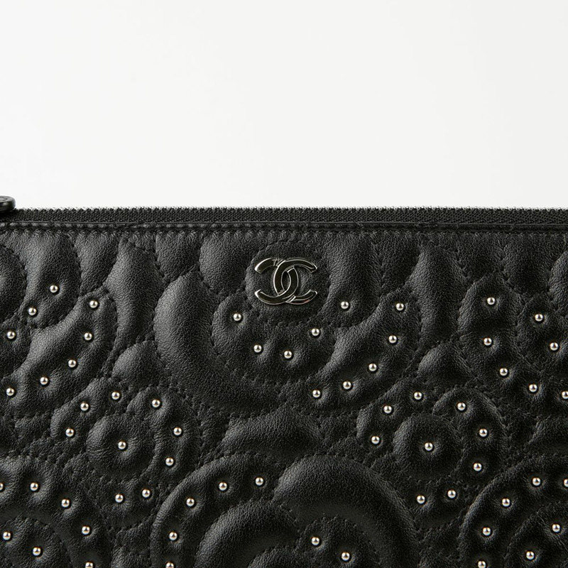 【包稅】CHANEL 山茶花鉚釘手包-2