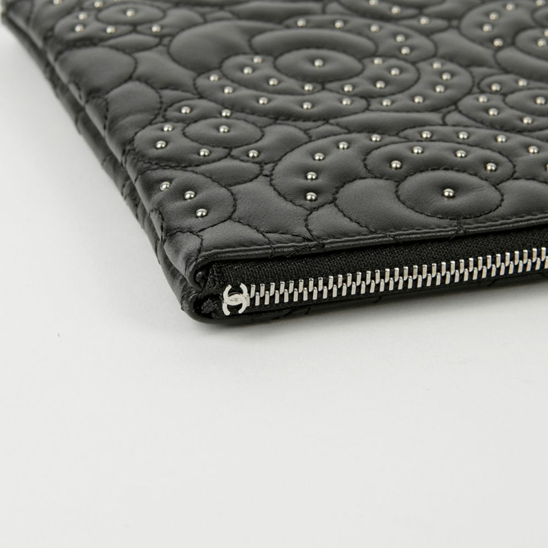 【包稅】CHANEL 山茶花鉚釘手包-7