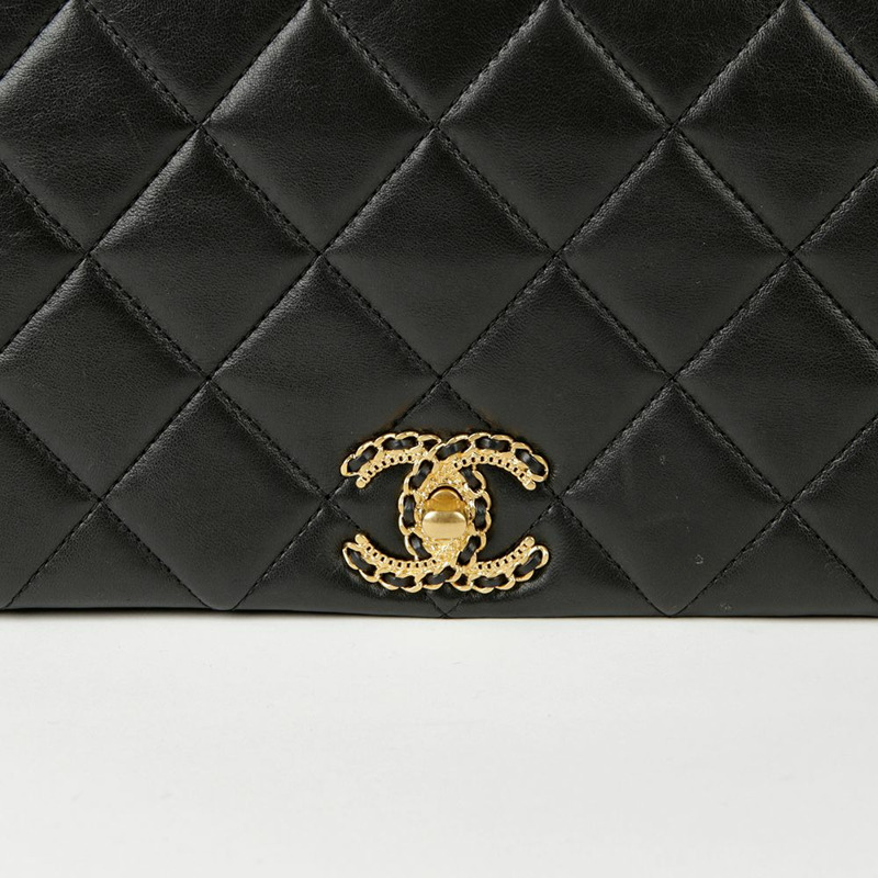 CHANEL 翻蓋鏈條單肩包-2