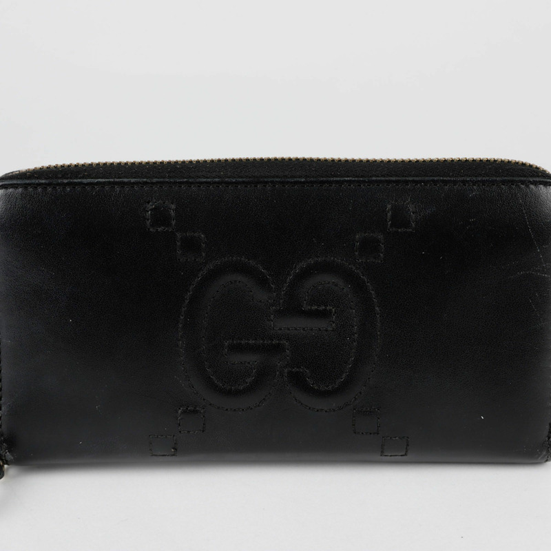 GUCCI GG 壓花標誌長錢包-1