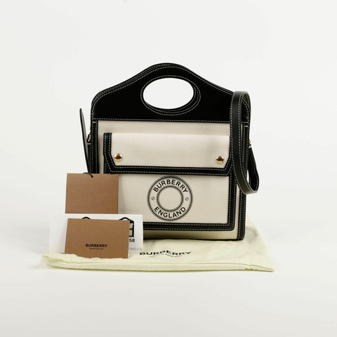 BURBERRY 口袋迷你手提單肩包