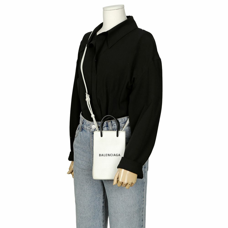 BALENCIAGA 手機支架肩斜背包-12