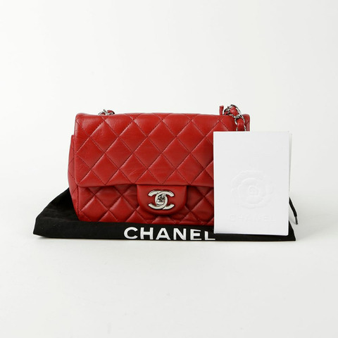 CHANEL 經典新款迷你翻蓋肩斜背包