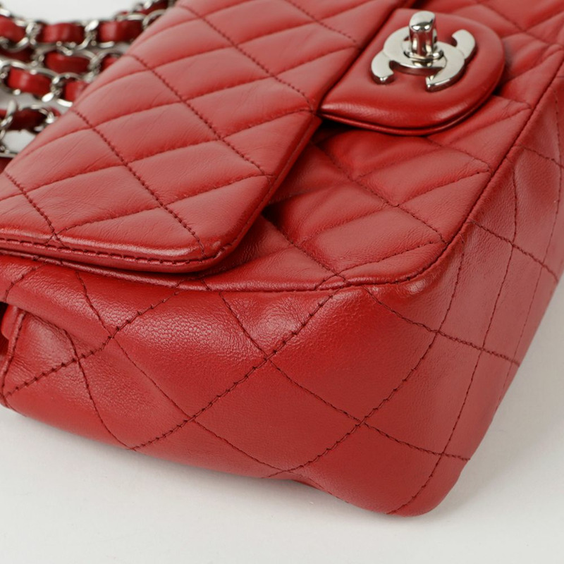 CHANEL 經典新款迷你翻蓋肩斜背包-7