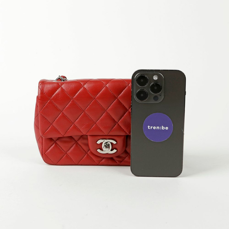 CHANEL 經典新款迷你翻蓋肩斜背包-8