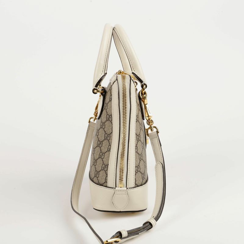 GUCCI Horsebit 1955 小號頂部提把托特包和斜背包-12