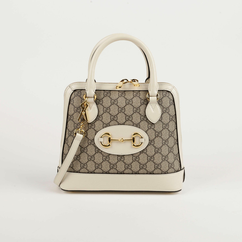 GUCCI Horsebit 1955 小號頂部提把托特包和斜背包-1