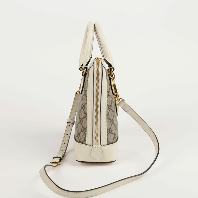 GUCCI Horsebit 1955 小號頂部提把托特包和斜背包-9