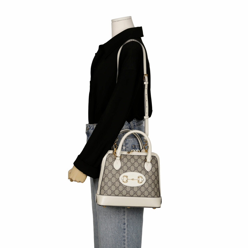 【包稅】GUCCI Horsebit 1955 小號手提斜背包-18